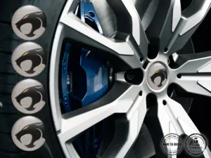 Resin Domed Stickers Style Stylish Wheel Logos